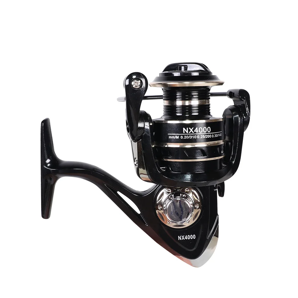 Hot Premium Full Metal Fishing Reel NX2000-7000 5.2:1 Ratio 14+1BB Spinning Reel for Sea/Raft/Boat/Offshore Fishing