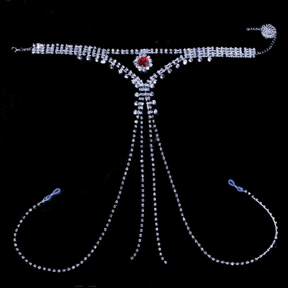 18K Gold Plated Stainless Steel Body Chain Sexy Pattern Waist Bead with Copper Material Gifts Waist Chains Jewelry