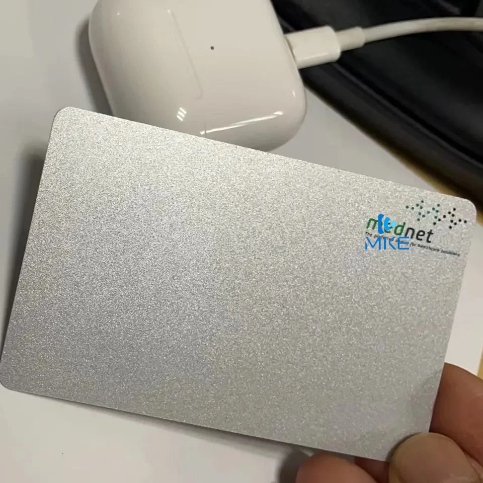 card pvc silver background pvc card printing