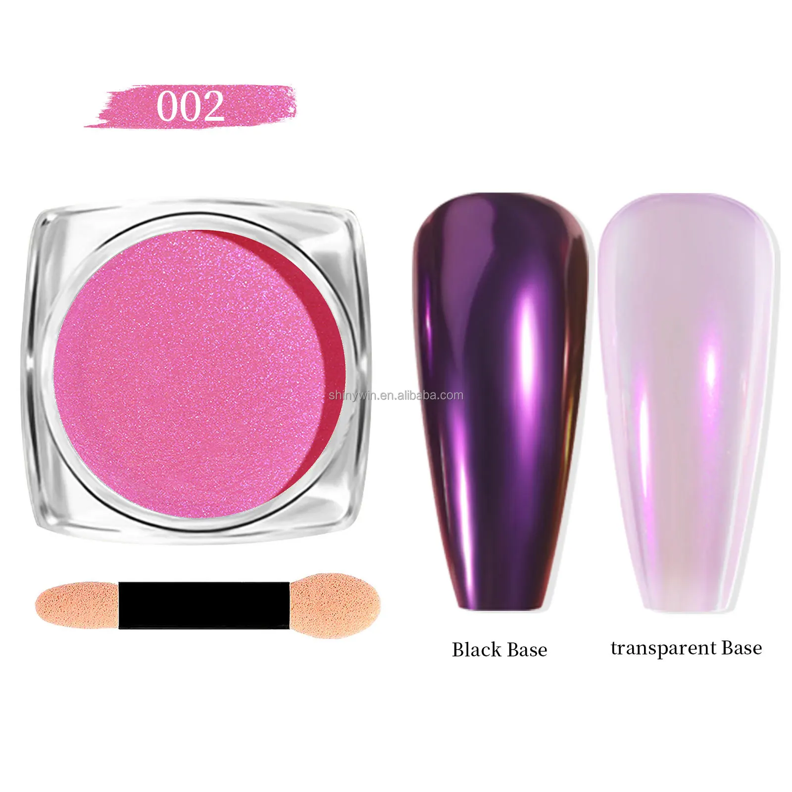 2024 NEW OEM&ODM Wholesale Customized 9 Colors Mirror Effect Mermaid Pearl Aurora Nail Pigment Chrome Powder