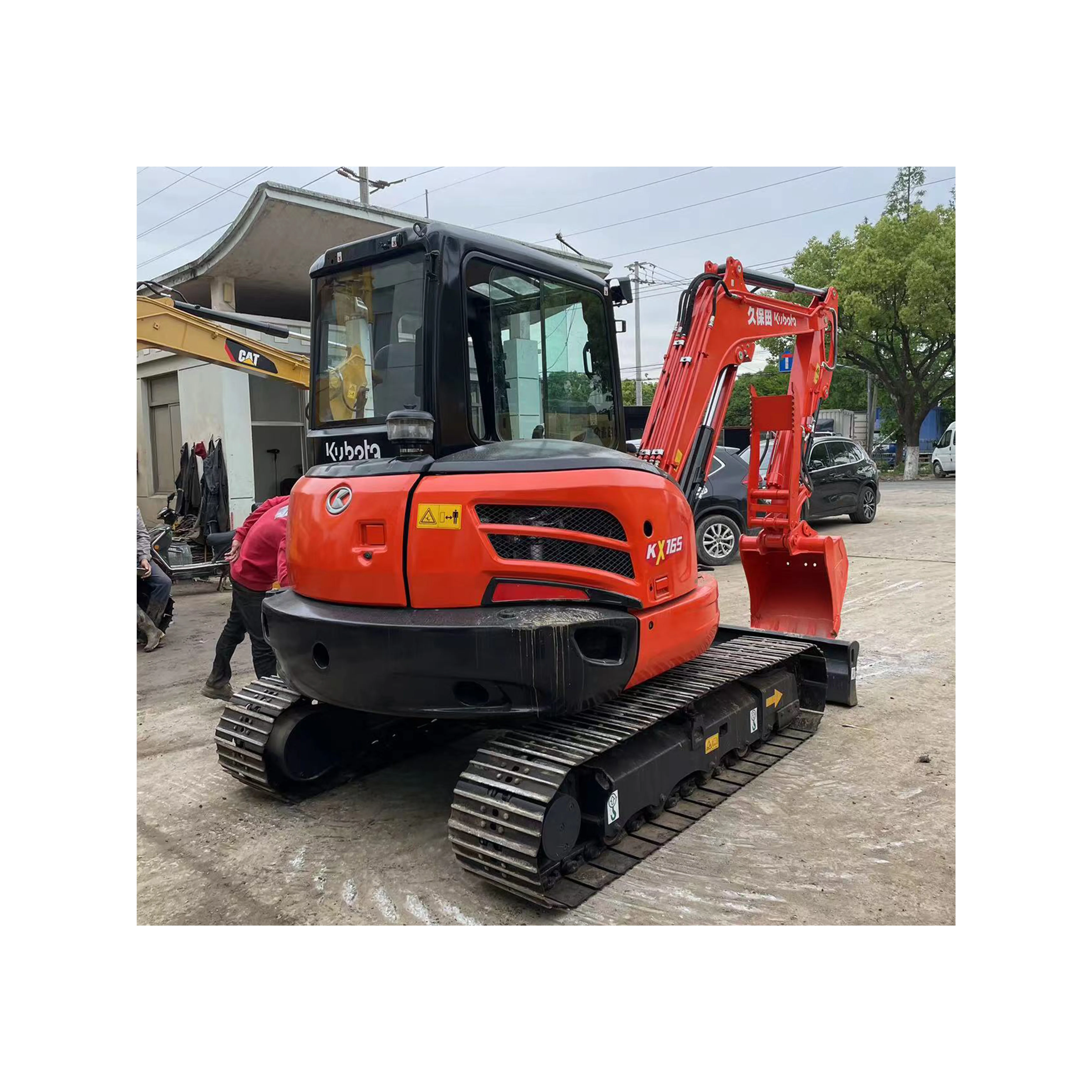 Kx165-5 резиновая гусеница 2020 kubota б/у мини kx165 на продажу