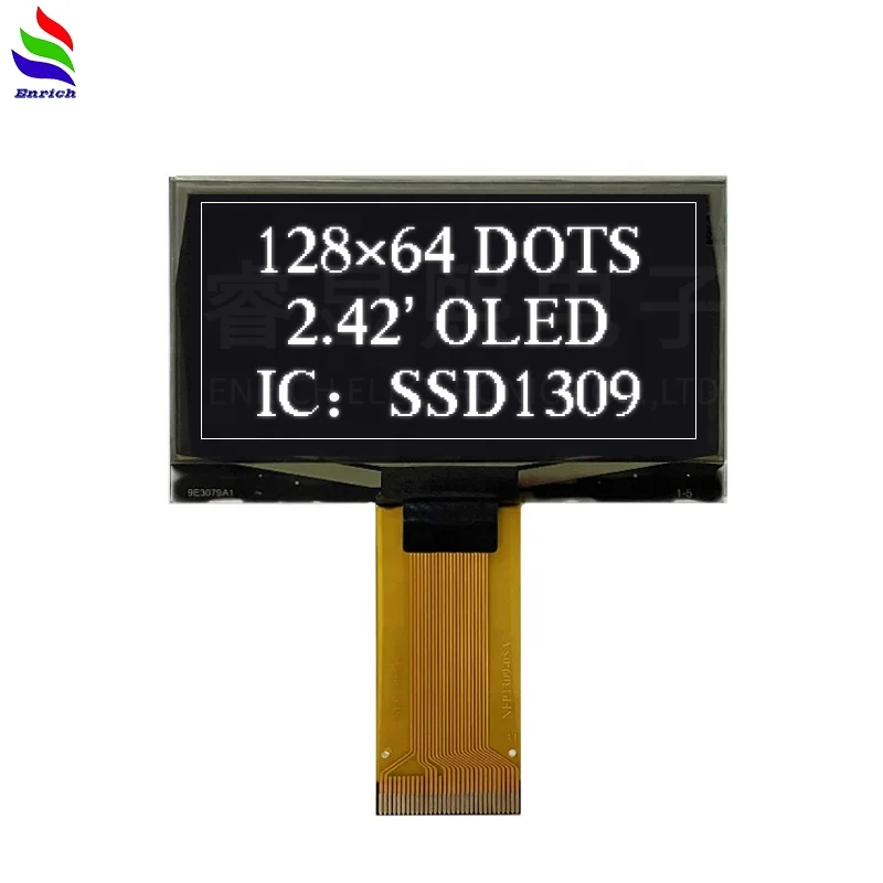 Shenzhen Custom LCD 2.42 Inch 128x64 SSD1309 OLED Display