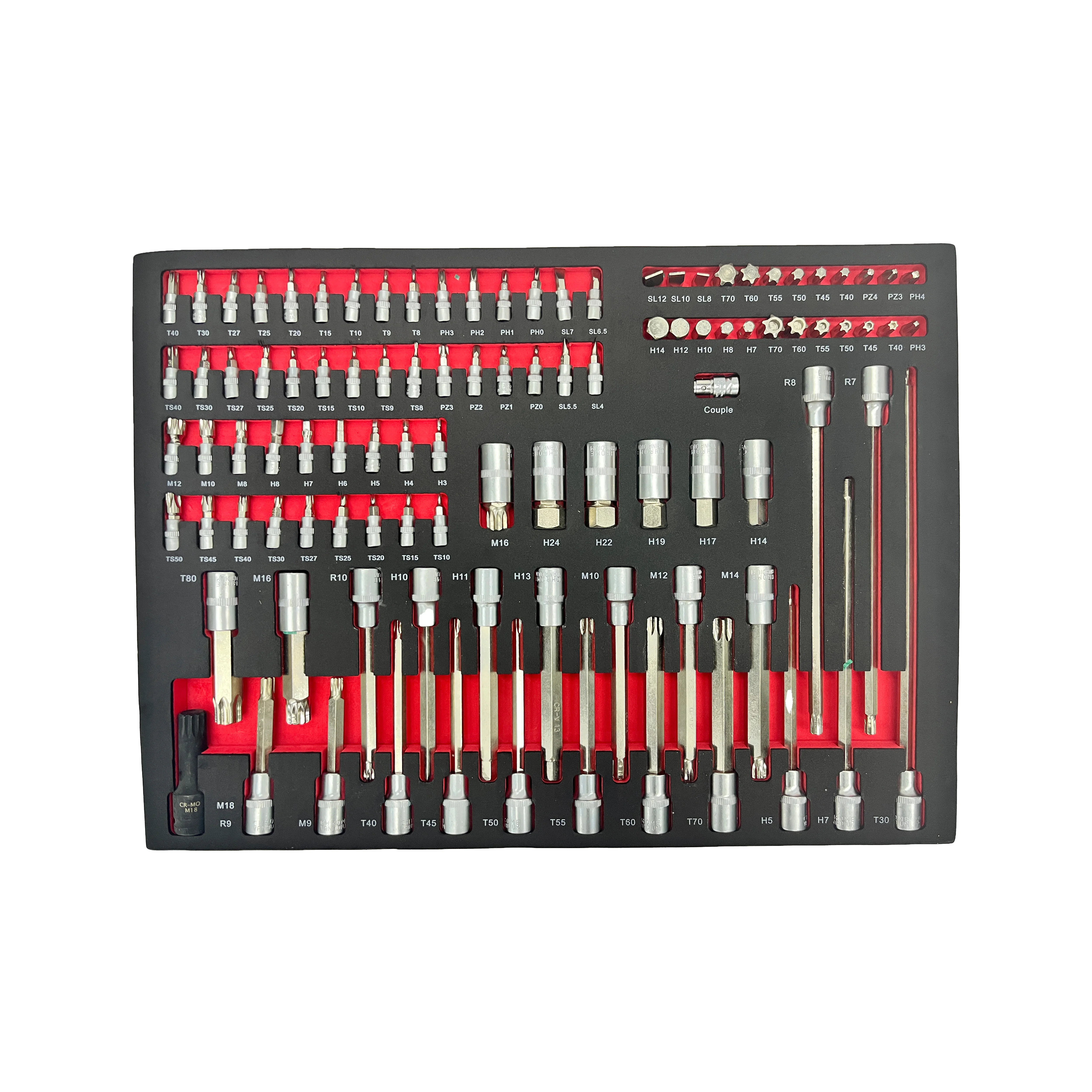 8 Drawers Garage Storage 258 Pcs Tool Sets Box Tool Chest Workshop Trolley Heavy Duty Tool Cabinet