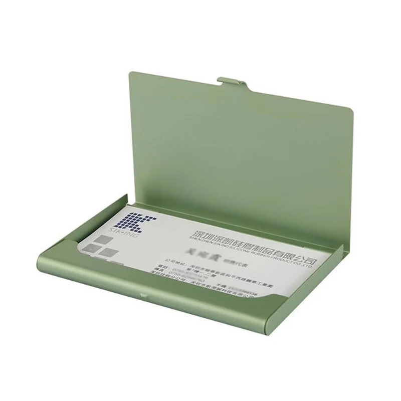 accept print custom Blank white black pvc id card packaging paper board luxury Business Card box
