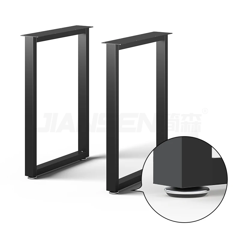 Customized Wholesale Cast Iron Table Base Furniture Legs Cast Iron Crossed Round Coffee Dining Bar Metal Table Legs