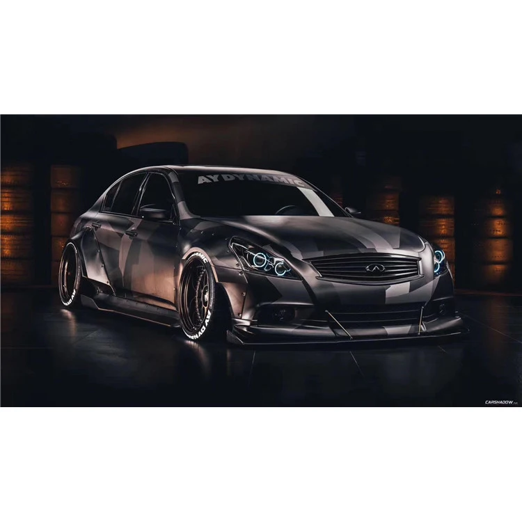  DarwinPRO BKSS стиль углеродное волокно широкоугольный комплект для Infiniti G37