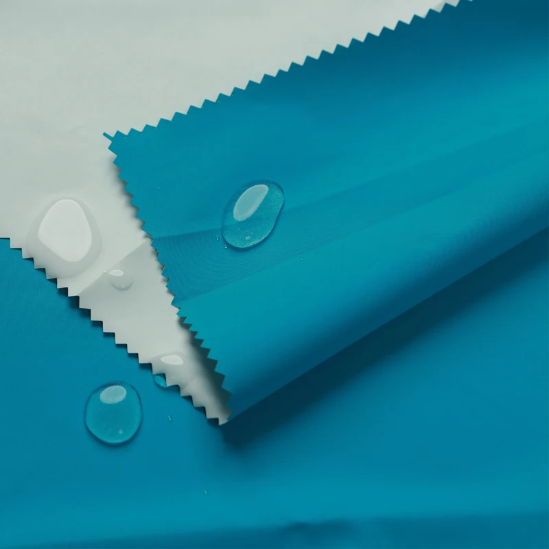 
100% polyester pongee 50D 320T PU coating for Outdoor Jackets Mountain Wear water proof 