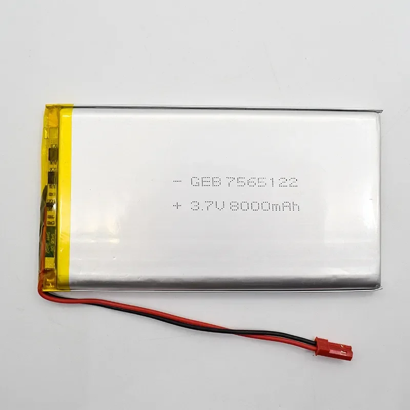 GEB Normal Models Lipo Batteries 7565122 126090 6080130 9060100 7866121 Lithium Polymer Battery 3.7V 8000mAh Pouch Li-po Cells