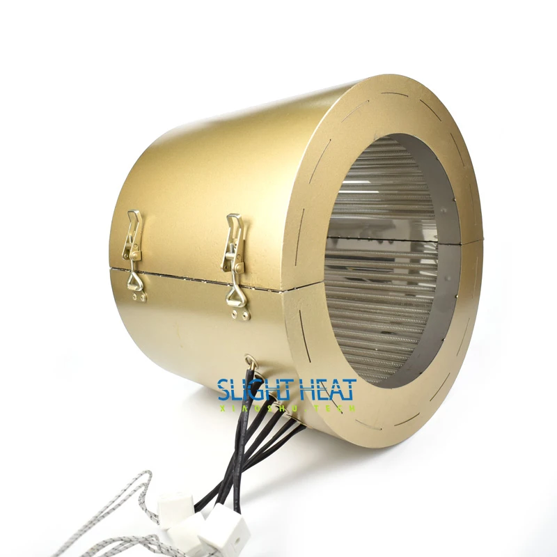 Slight heat 2000w injection machine nano farinfrared band heater for plastics injection molding with ceramic block