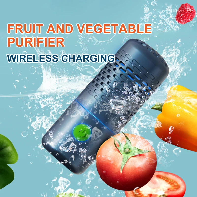 Small Kitchen Appliances Multi Function Mini Food Fruit Cleaning Washer Vegetable Capsule Purifier