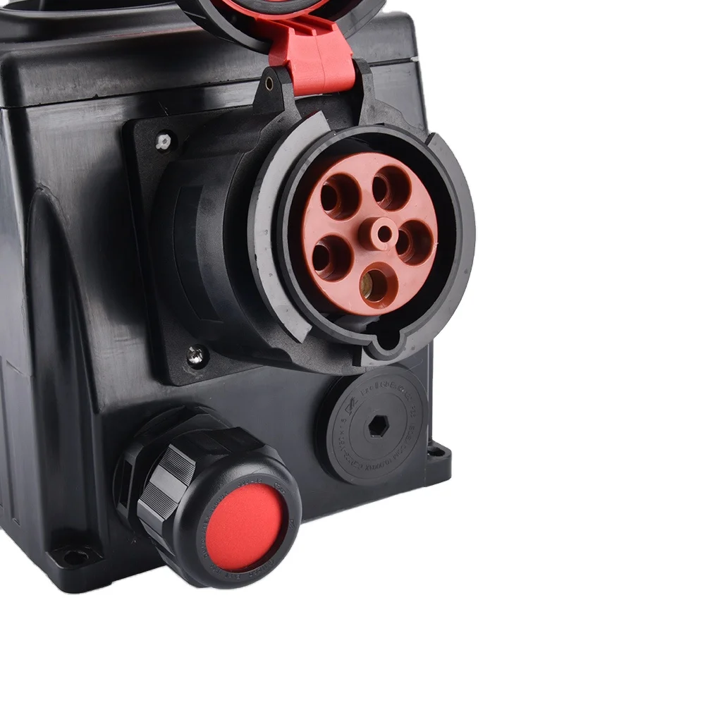 2022 plastic wall coupler mounting 63A 125A explosion proof socket