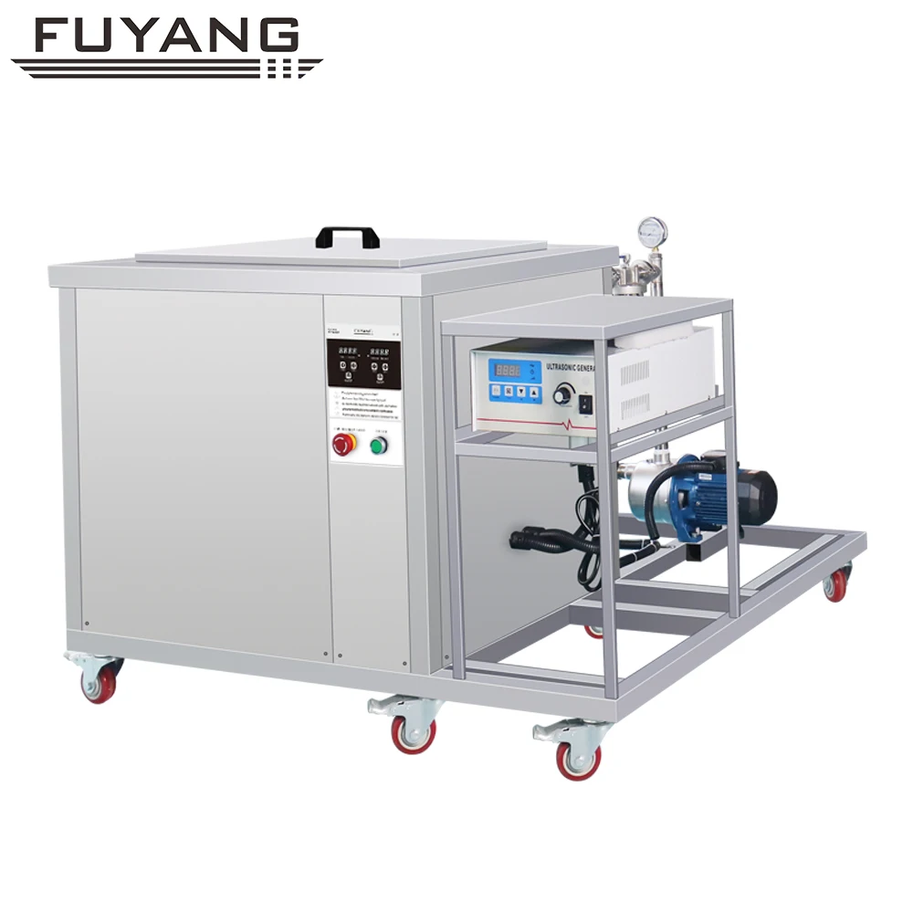 Ultrasonic Cleaner FUYANG  Industrial Ultrasonic Cleaner with filtering  560L for Printer Engine Carbon Cleaning Machine