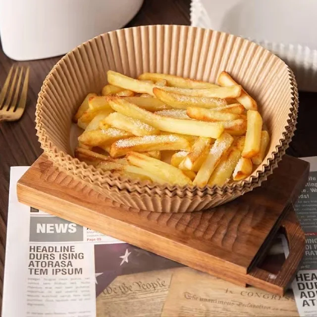 Factory Direct Outlet Oilproof Nonsticking Unperforated Brown air fryer parchment paper