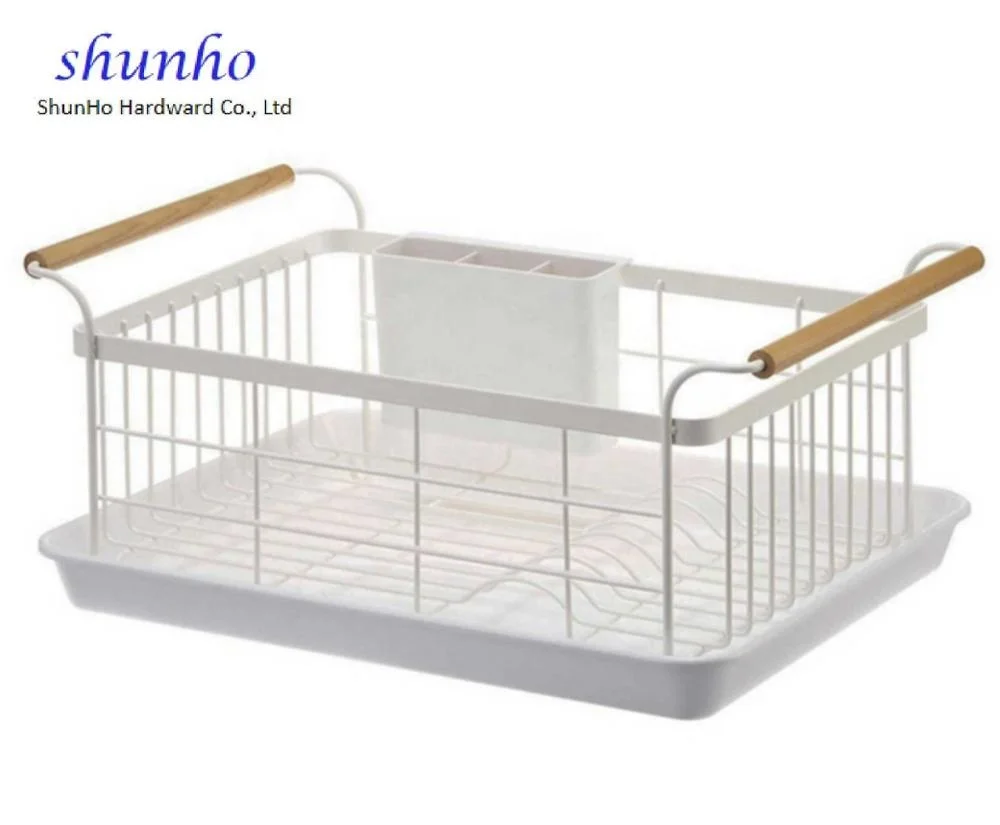 
Metal White Dish Drainer 