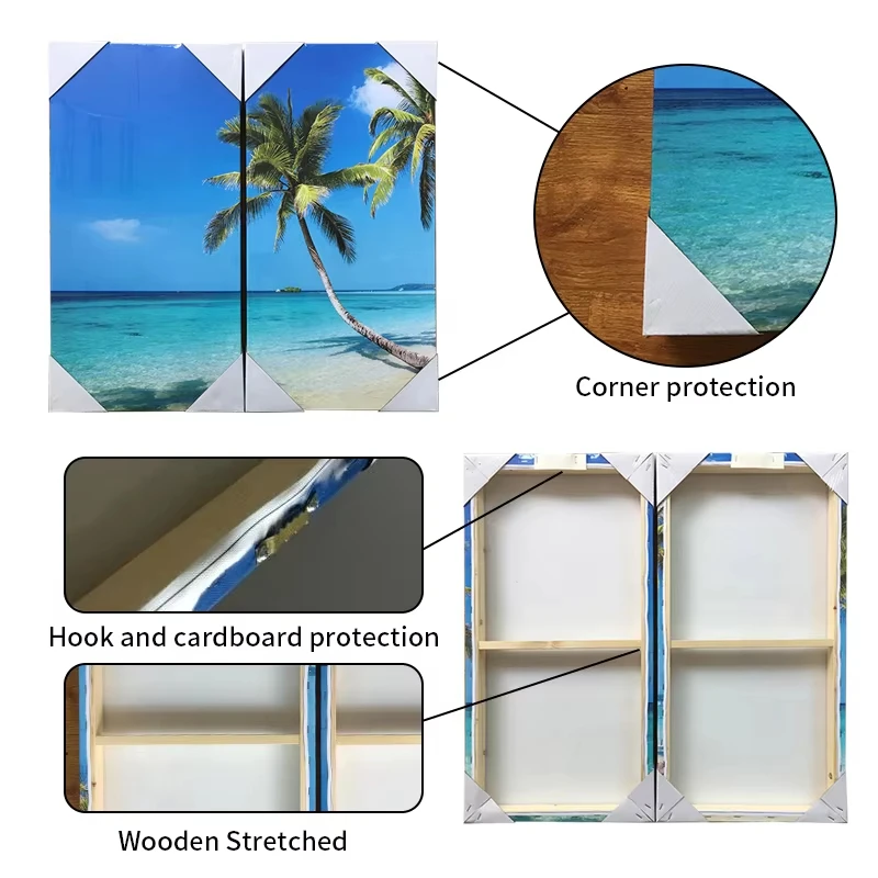 Best Quality Gallery Office Home Decorative Lion Artwork Digital Painting Canvas Animal Print