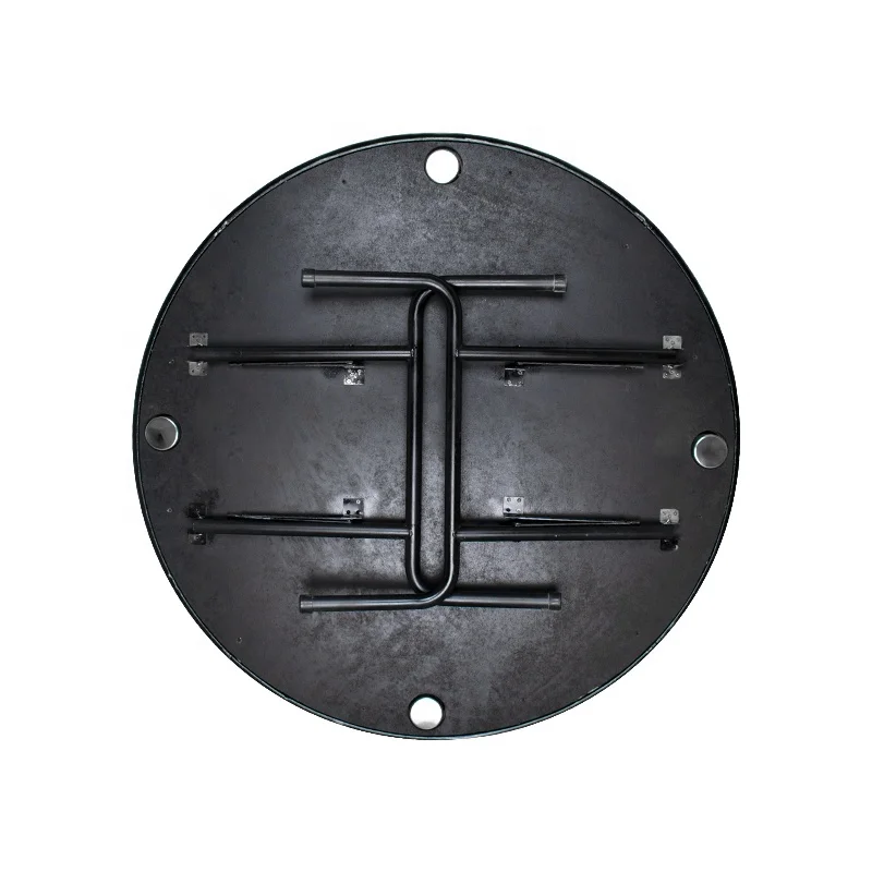 YH Wholesale High Speed Cloth 48inch Folding Steel Leg Round Folding Texas Poker Table