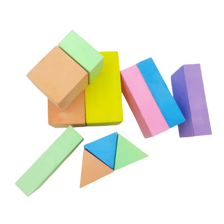 New Design 33-Piece chalk block Set art gift for Student Teacher Office Use gym chalk for School