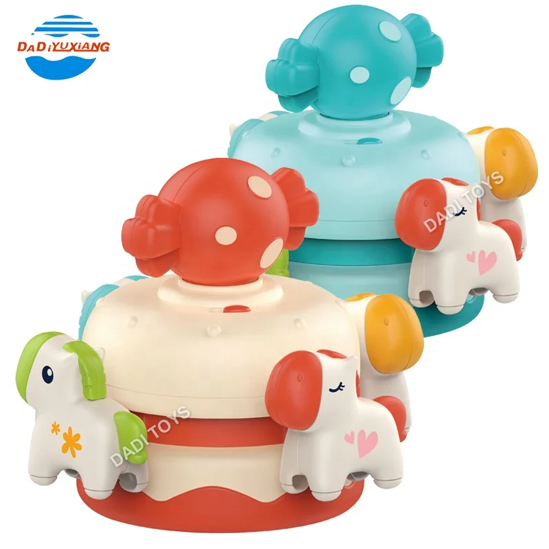DADI OEM&ODM Factory Latest Rotating Musical Baby Toy Music Box Merry Go Round Kids Carousel Toy