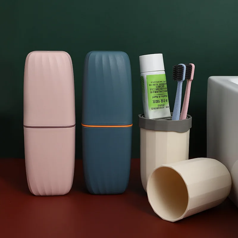 
Дорожная чашка для чистки, простая чашка для мытья, портативный контейнер для зубных щеток, набор для хранения туристических и дорожных товаров 