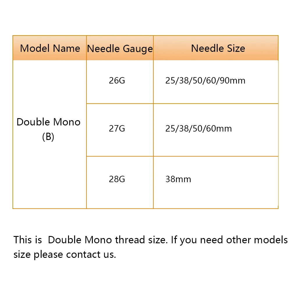 Factory Direct Delivery Medical Thread 26G 60mm Double Mono PDO for Wrinkle