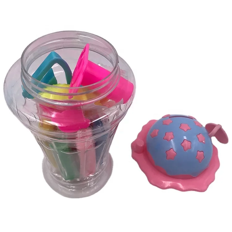 Non-Toxic Educational Playdough Set  8 Colors Kids Plasticine