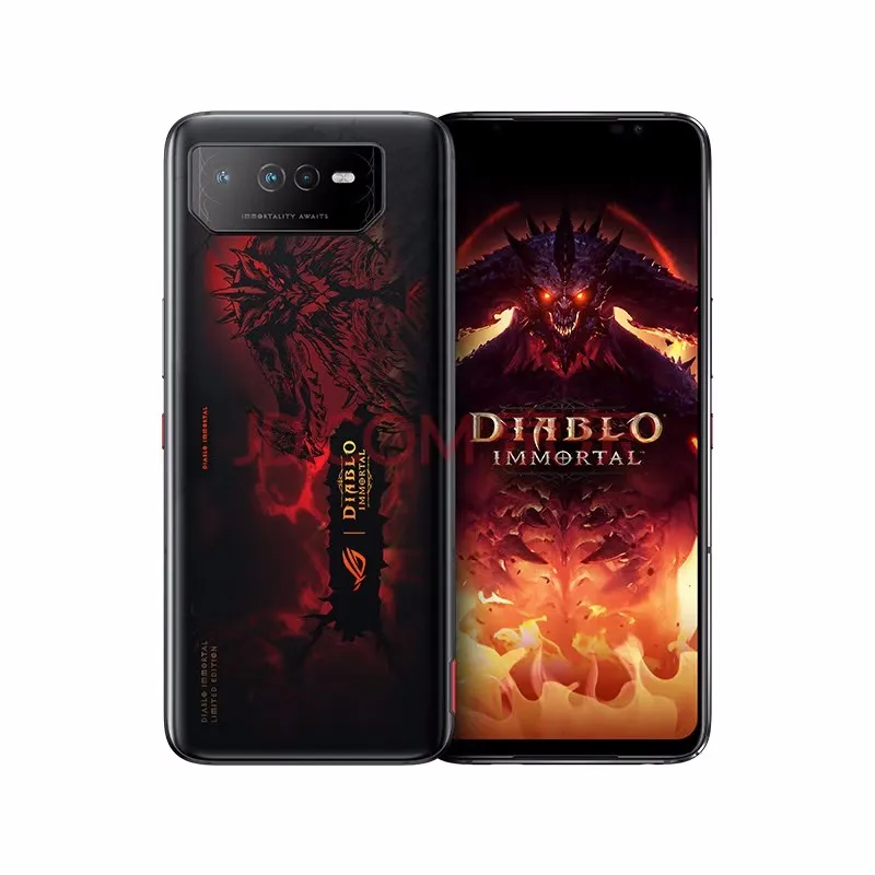 Original ROG Phone 6 Diablo Immortal Limited Edition Gaming Phone 16GB RAM 512GB ROM  AMOLED 2448x1080 165Hz 6000mAh 65W NFC