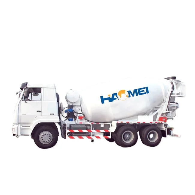 How much concrete in a cement mixer truck