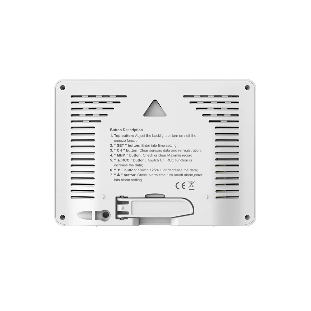 weather station wireless sensors display 3 groups temperature and humidity thermometer hygrometer barometer