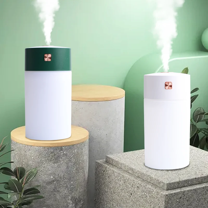 Новинка 2022, Лидер продаж, настольный мини-увлажнитель со светодиодной подсветкой, портативный Радужный увлажнитель воздуха, 300 мл, h2o, нано, холодный туман, красочный увлажнитель