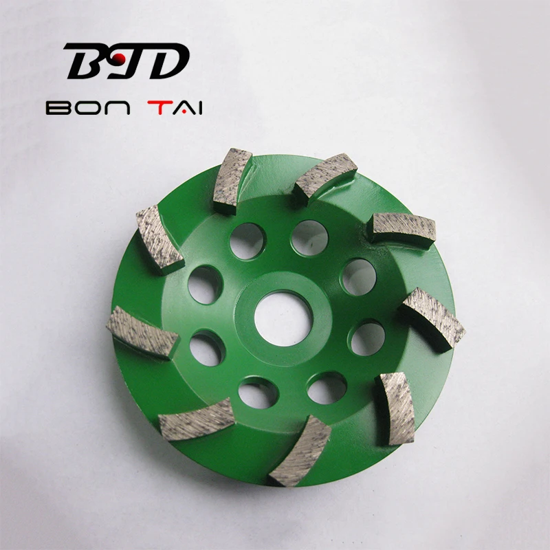 4 Inch Concrete Diamond Cup Grinding Wheel with 9 Segments Turbo Grinding Wheels