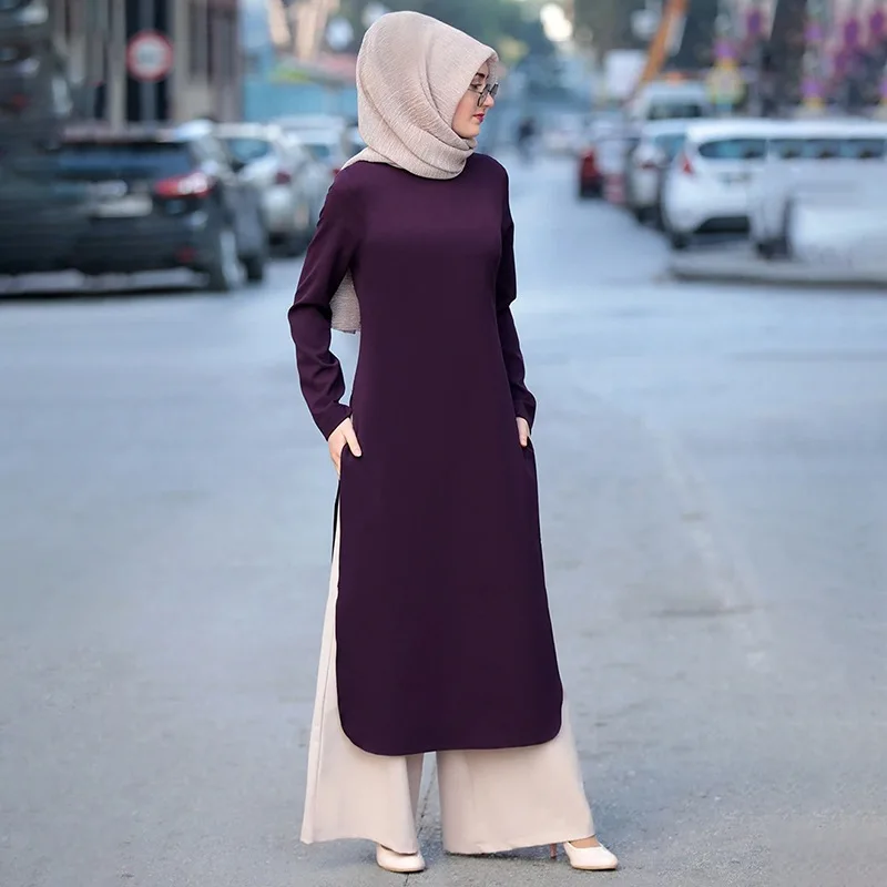 
2021 Fashion Muslim Women Prayer Dress Dubai Khimar Long Hijab Overhead Abaya Women Islamic Clothing 