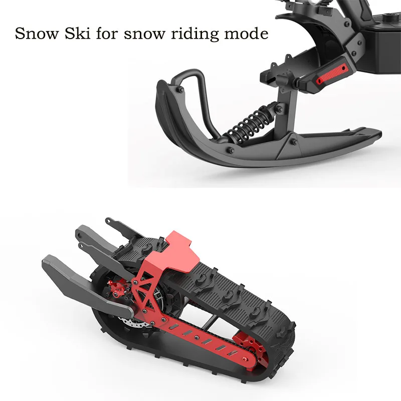 High-end 60V 2000W 11inch Fold Electric Scooter 2-Wheel Mode Able Change to 3000W Snowmobile E Scooter with Detachable Battery