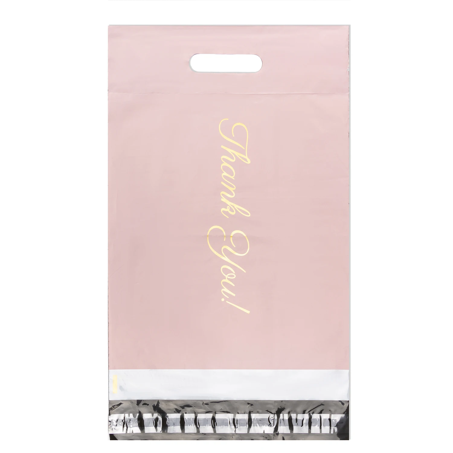 Multiple Purpose Poly Mailer with Handle for Easy Carrying Double Adhesive Strip Shipping Bags for Clothing ISO Shoes & Clothing