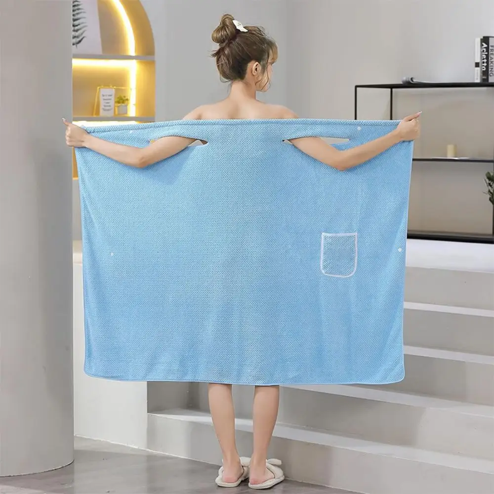 Manufacturers wholesale womens bath towel wrapped body quick drying water absorbent sexy adult coral fleece bath skirt hair towe