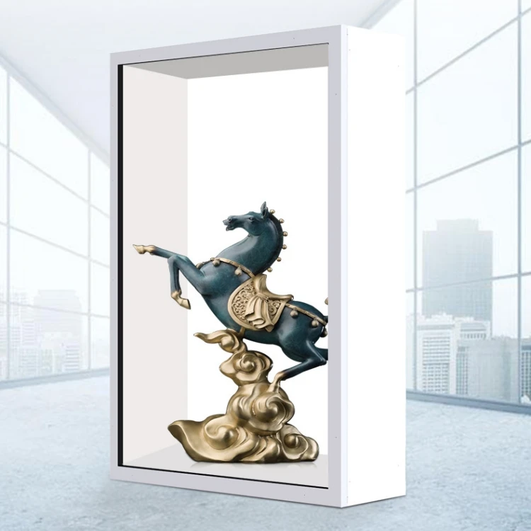 86 inch indoor 3D AI hologram interactive video holographic touch screen box lcd transparent hologram display cabinet showcase
