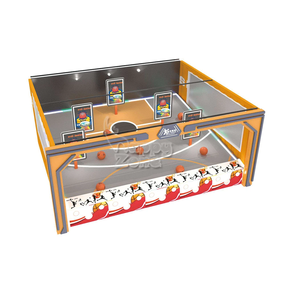 Amusement Parks Fun Indoor Playground Equipment Trampoline Park Games Slam Dunk Basketball Interactive Sports Games for kids