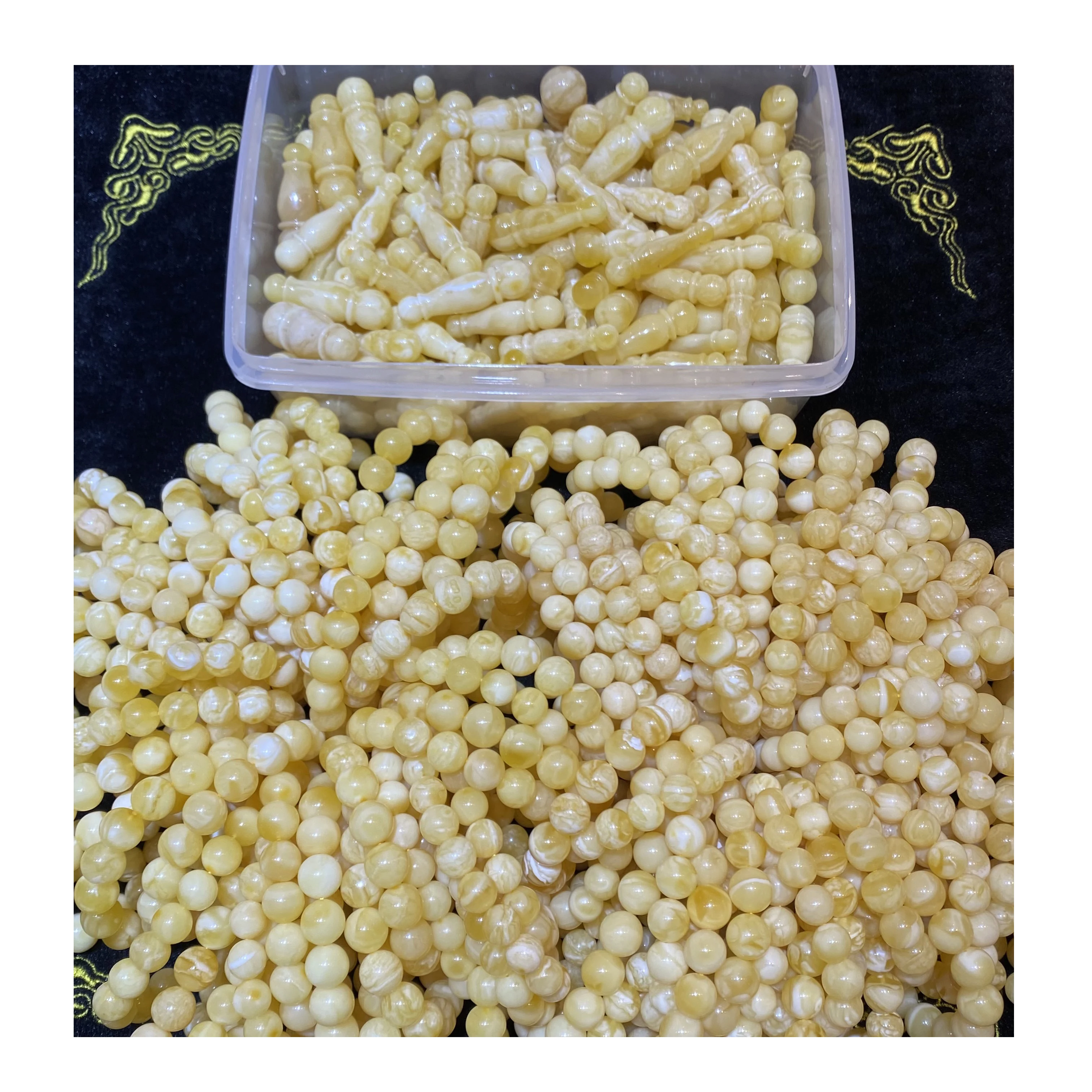 Ожерелье из натурального янтарного камня, обработка и производство русского янтаря, 10-12 мм, с узором из тигровой кожи, браслеты и ожерелья