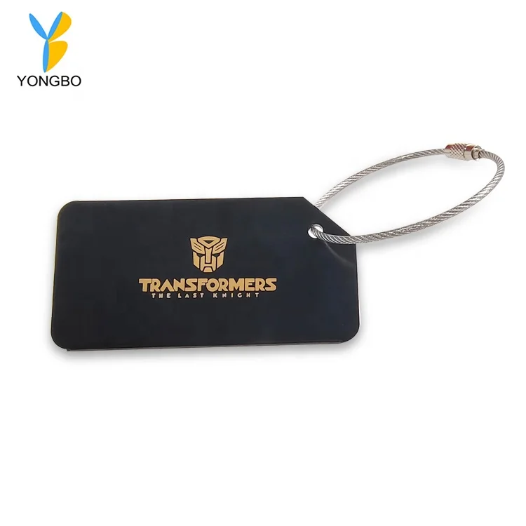 Luggage Tags Aluminum Alloy Travel Tags ID Labels Name Card Holder for Baggage Bags Suitcases 6 Colors