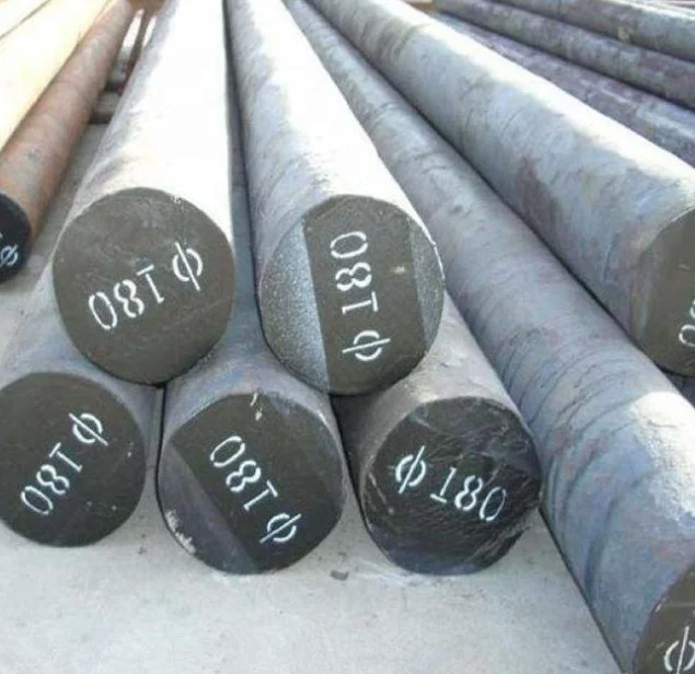 Hot Sale Hot Rolled Round Carbon Steel Bar Cr12 H13 SKD11 SKD61 DC53 1.2379 Mold Steel Bars Forged 80-400mm Carbon Steel Rod/Bar