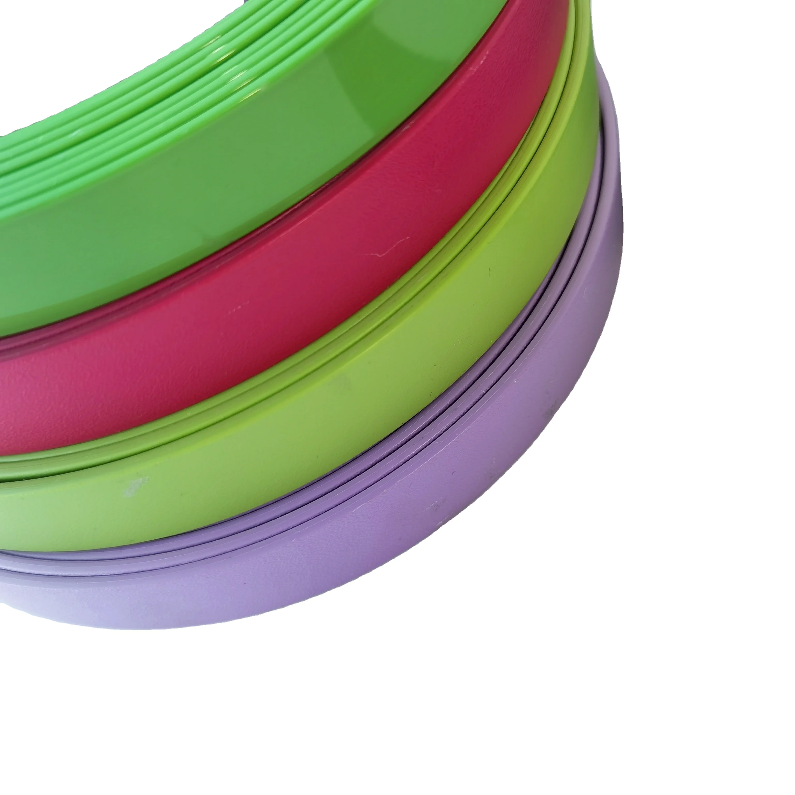PVC edge lipping Strip Plastic Rubber Edge Protection Banding PVC Edge Banding Tape