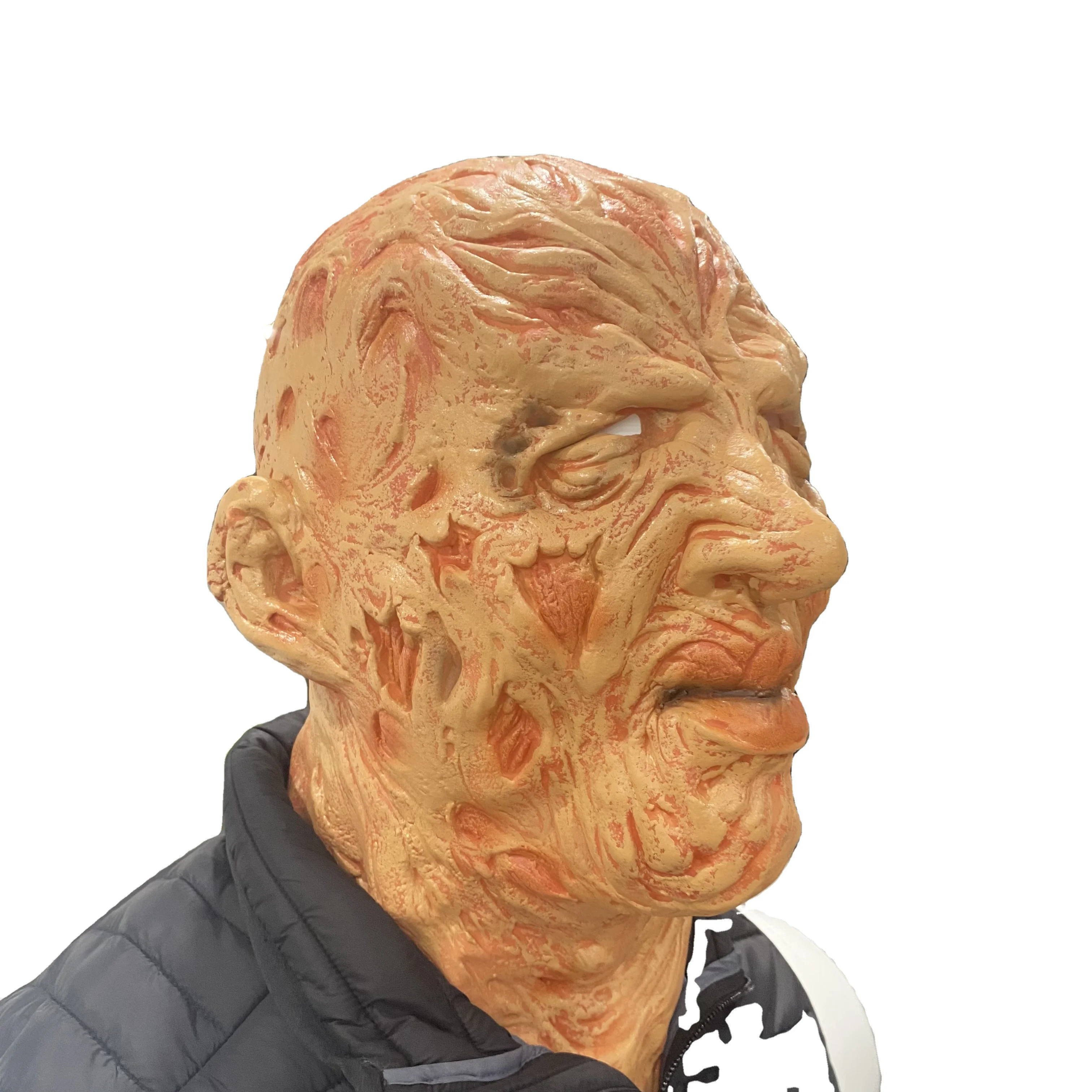 Adult Full Head Mask Lifelike latex Headgear realistic Halloween Cosplay Accessory Masque props