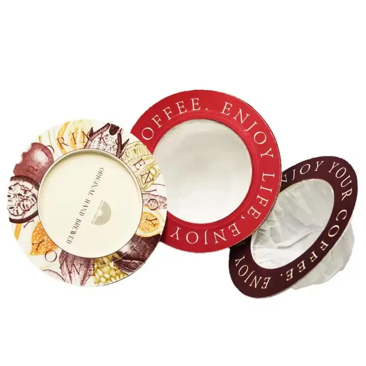 Disposable Portable Ufo Flying Saucer Style Eco-friendly Paper Coffee Filter Drip Bag For Espresso Coffee