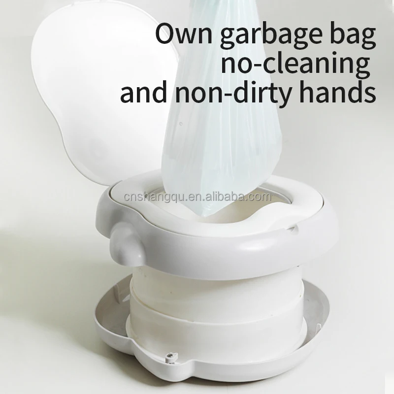 VSUCH baby folding toilet child bowl training outside travel in the car plastic portable toddler toilet seat kids potty toilet