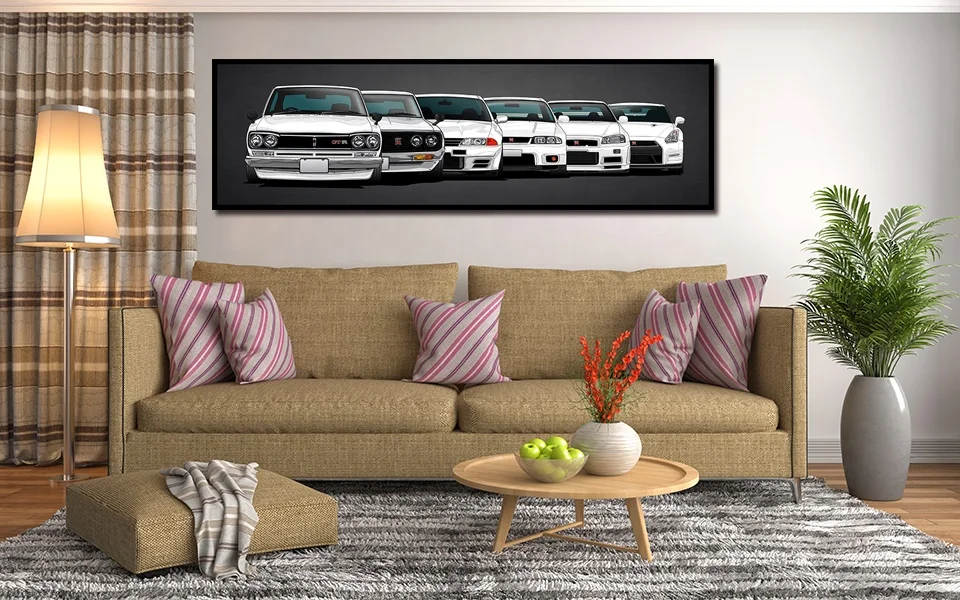 Modern  Car Pictures Bedside Home Decorative Wall Art  car canvas print painting