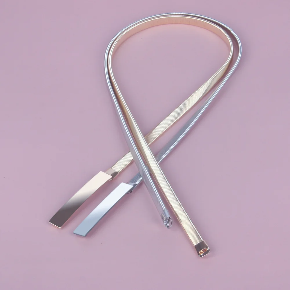 Эластичный эластичный ремень с металлической пряжкой