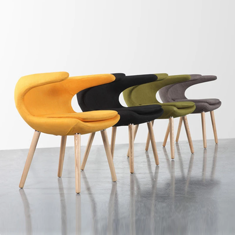 Dining Room Furniture Horn Chair Modern Cafe Minimalist Ox Chair Nordic Solid Wood Iitalian Design Dining Chair