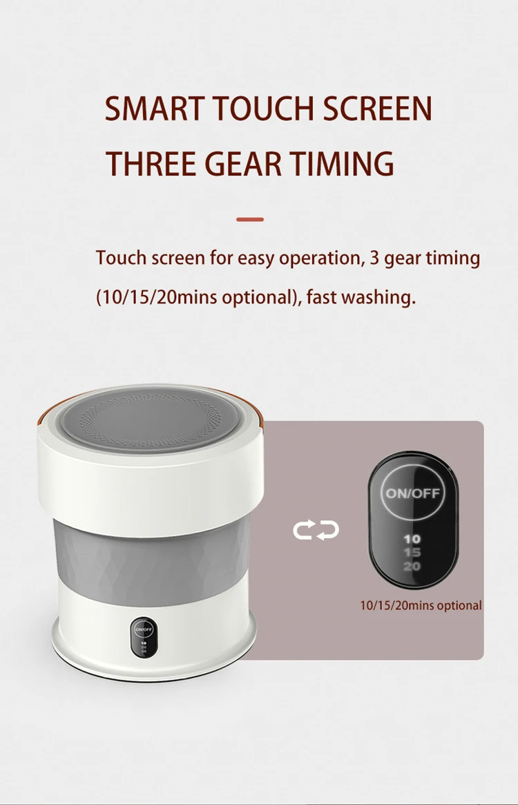
Anertuo mini tub washing machine for socks folding portable washing machine 