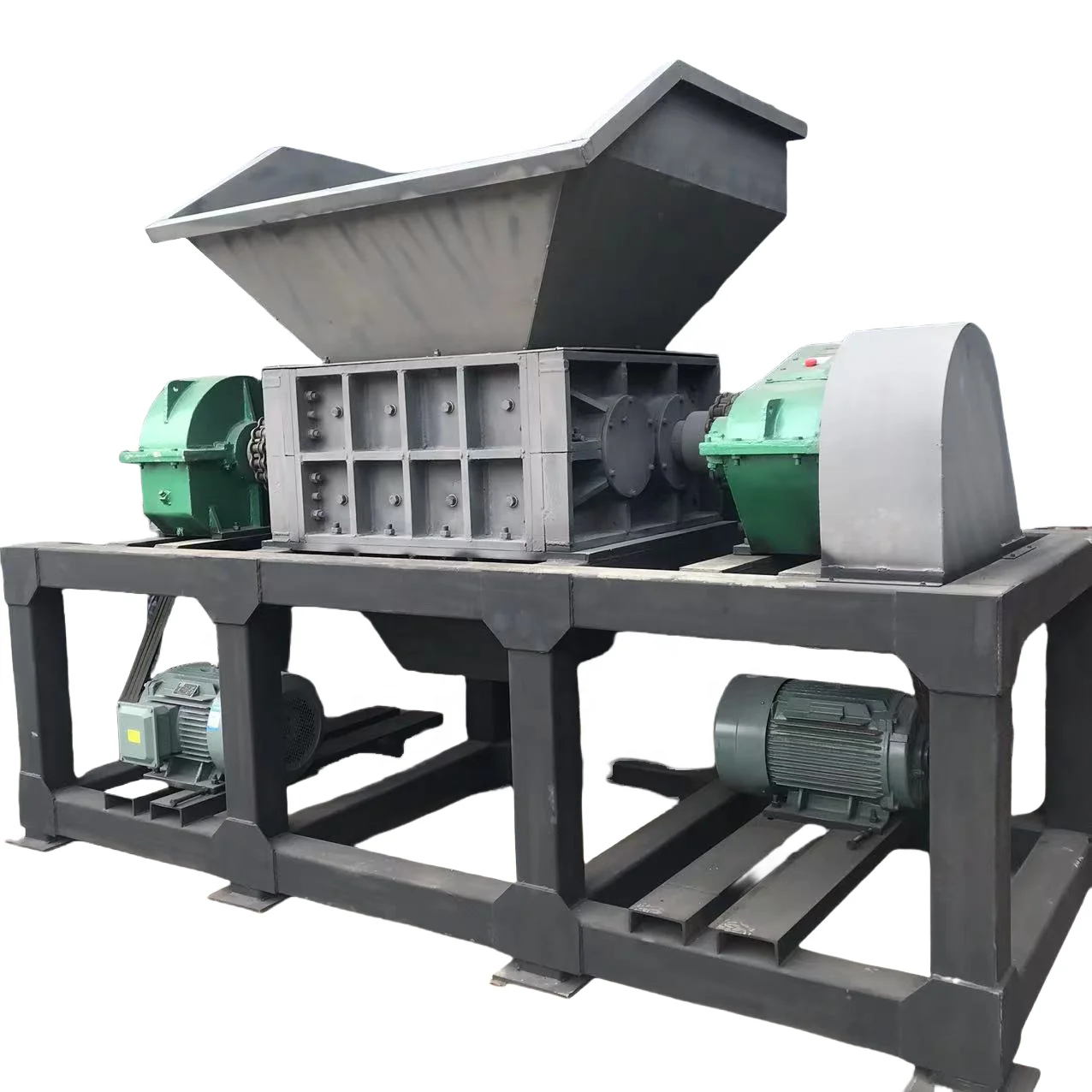 Factory Scrap Steel Iron Filings Low Speed Running Shredder Acquisition Station Scrap Tram Crusher Support Custom