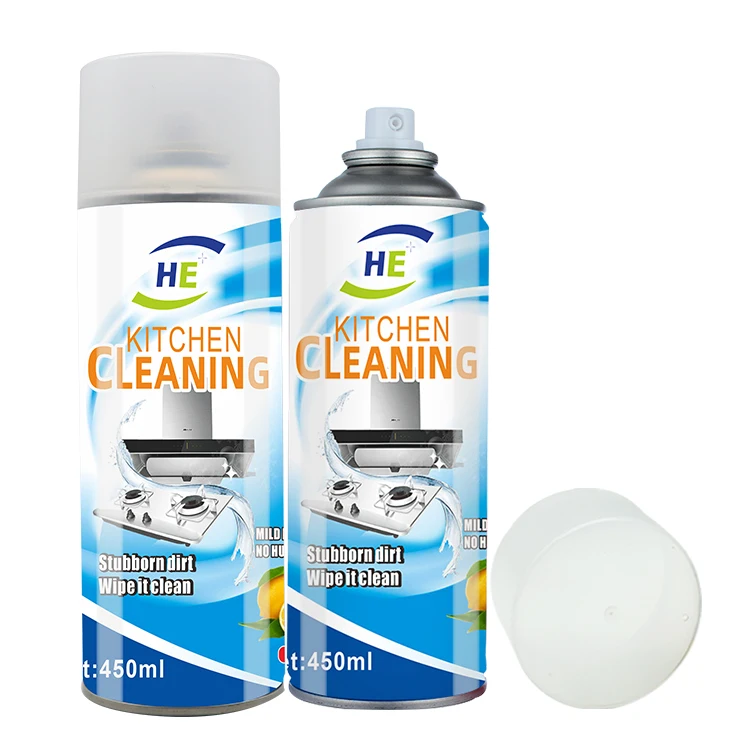 450 мл Экологически чистая кухонная смазка средство для удаления многофункциональной пены бытовой кухонный спрей
