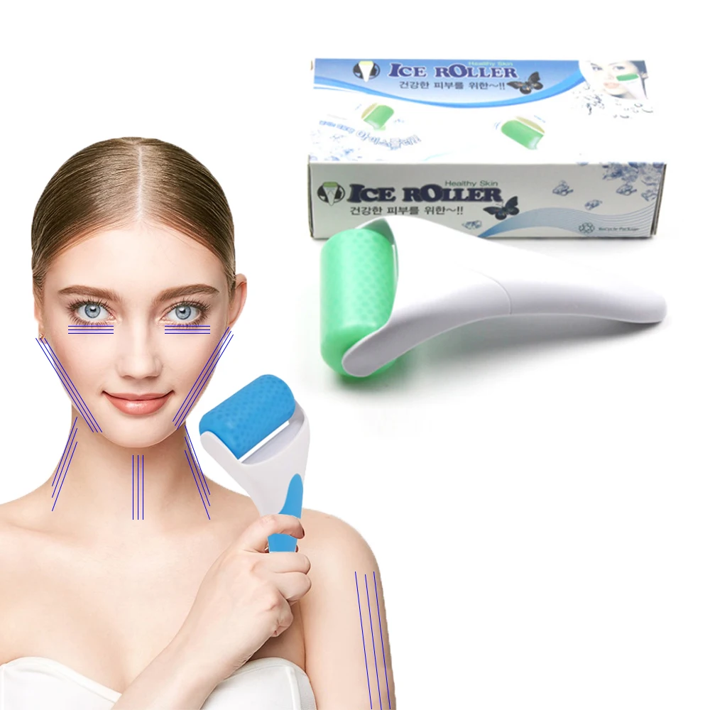 Medical Ce Approved Custom Logo Body Skin Cooling Dermaroller Ice Roller